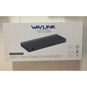 Wavlink 13-in-1 USBC Docking Station 100W PD Triple Display Monitor WlUMD01R pro
